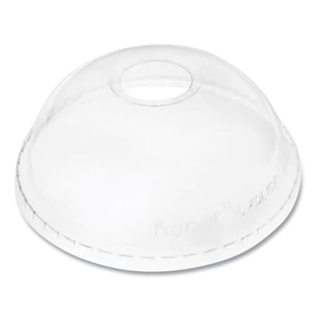 Karat PET Lids, Dome Lid, Fits 32 oz Cold Cups, Clear, 500PK C-KDL107